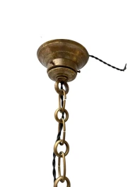 Arts & Crafts Pendant Lamp in the style of Peter Behrens, 1900s 3